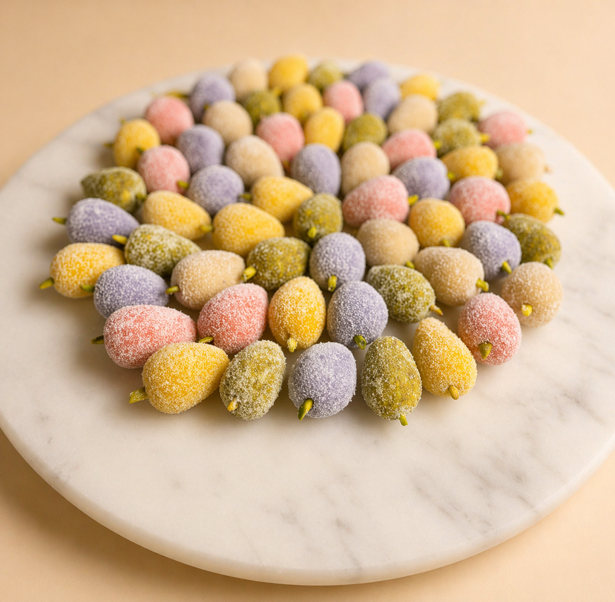 Persian Toot almond marzipan pastries