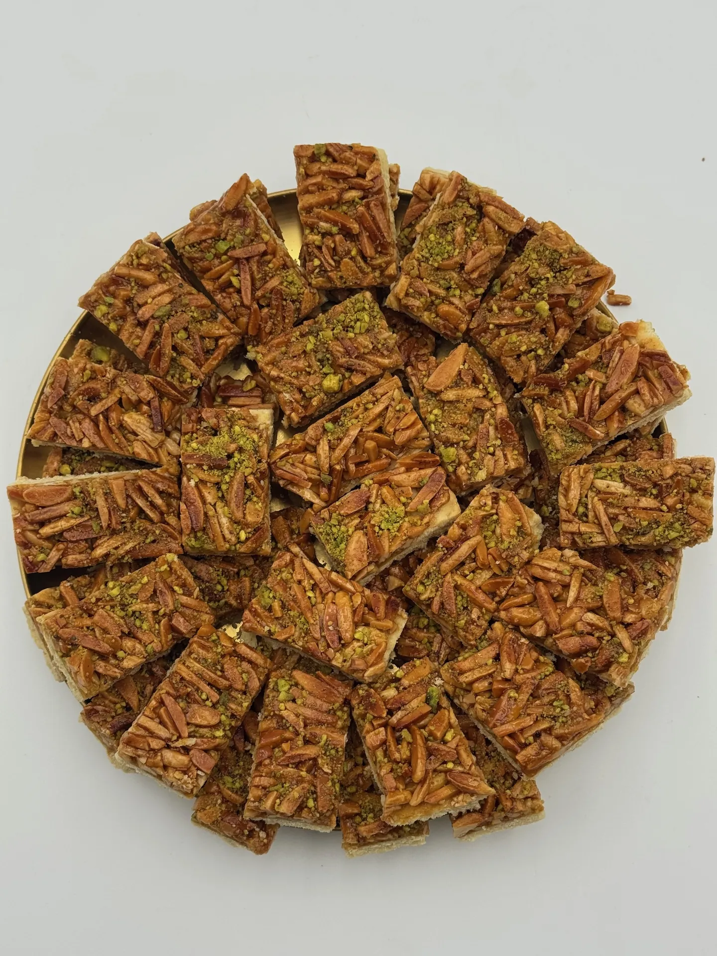 Almond Queen pastry in a serving dish