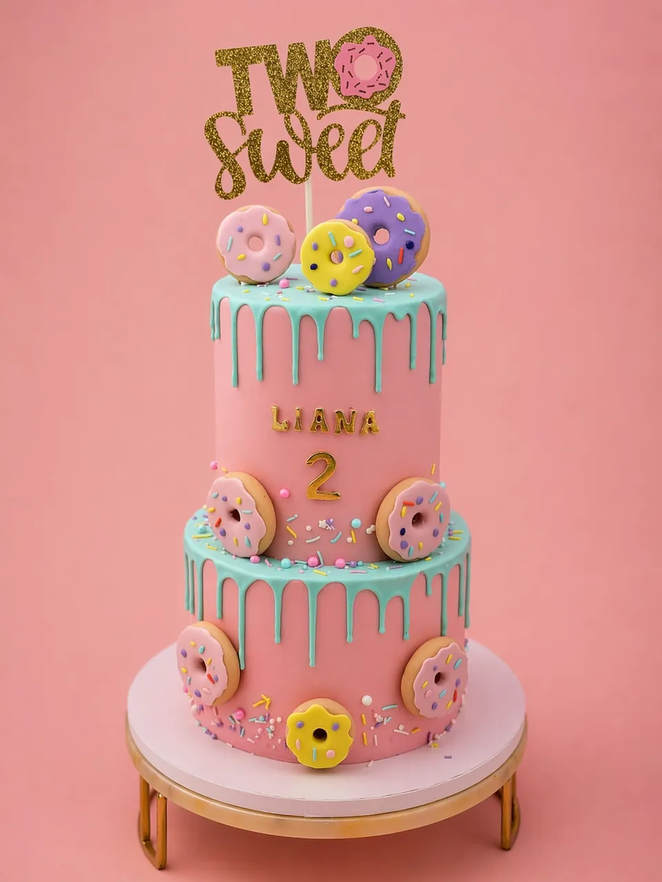 Doughnuts theme cake