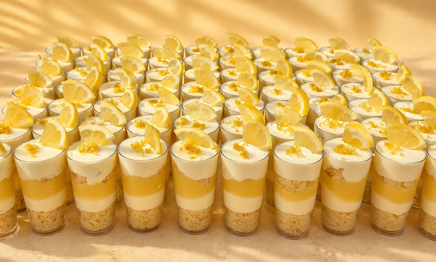 Mini Shots Oreo cream cheese dessert cups