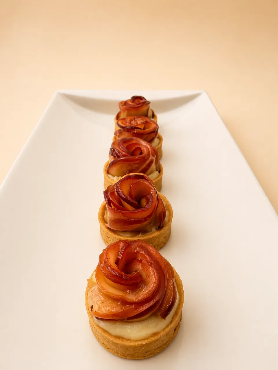 Apple Mini Tart closeup