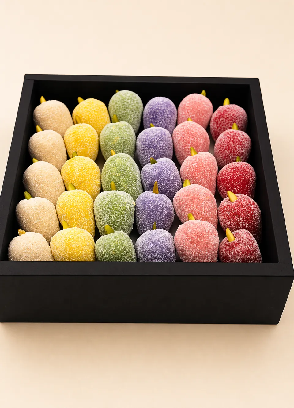 Toot almond sweets in gift box