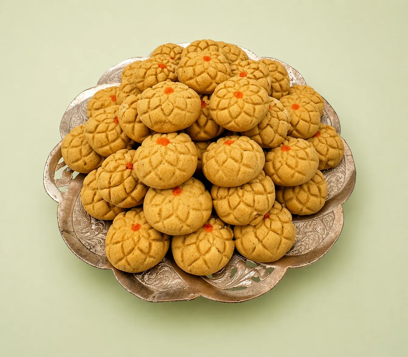 Shirini Nokhodchi Persian chickpea cookies