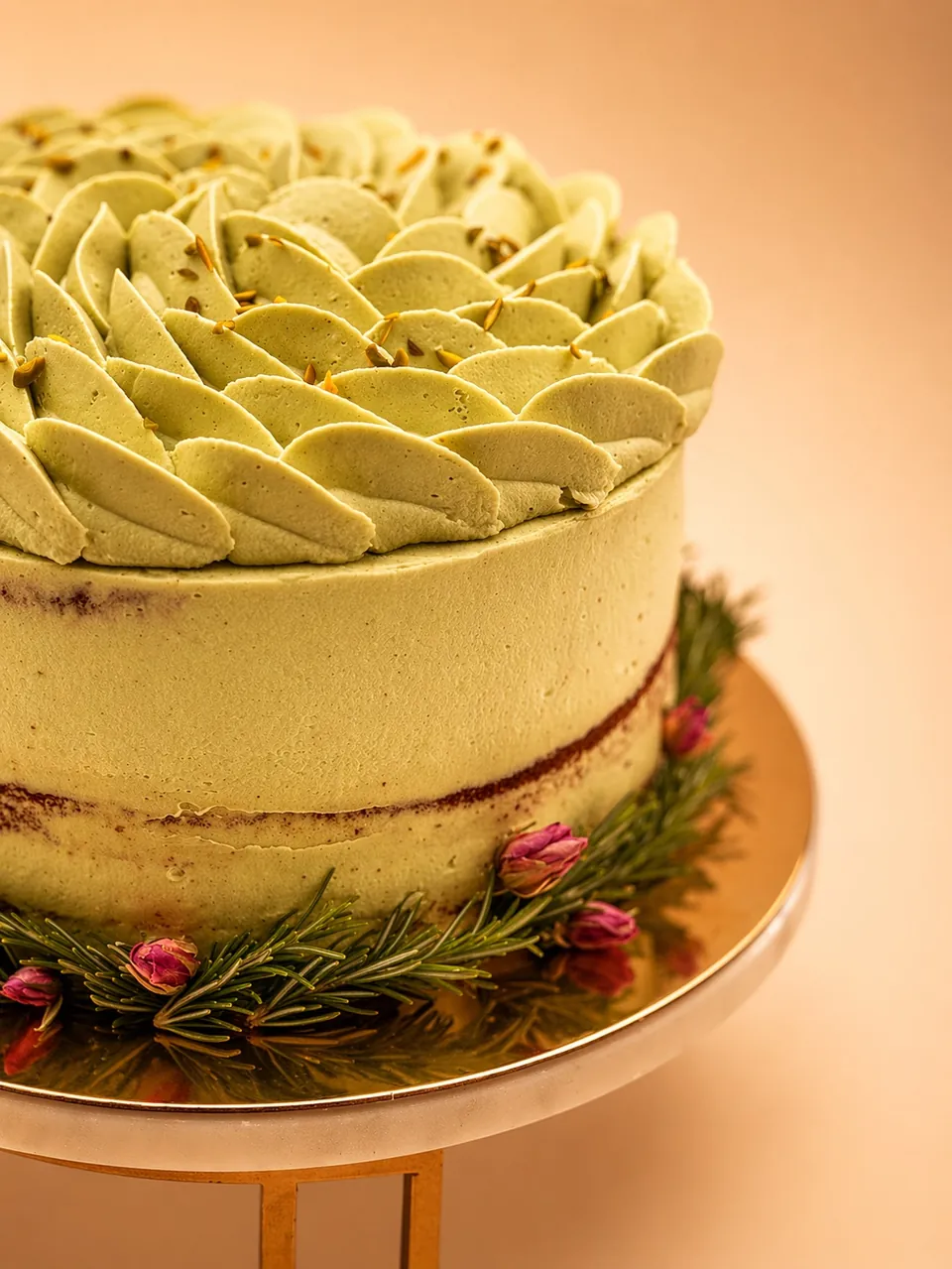 Pistachio Dream signature cake by La Bouchée