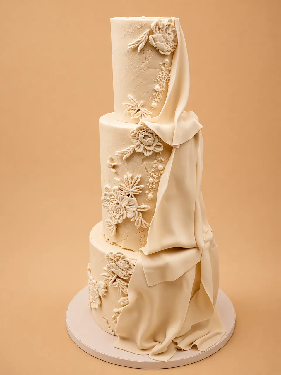 Wedding cake side view