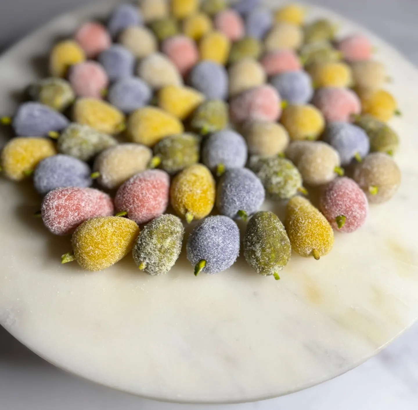 Toot almond marzipan sweets in gift box
