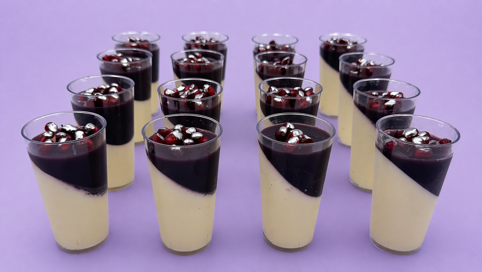 Mini dessert cups by La Bouchée in Los Gatos